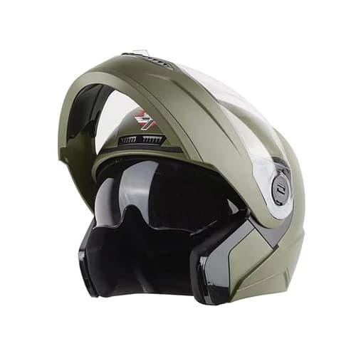 Steelbird SBA-7 7Wings Flip-Up Helmet - Inner Smoke Sun Shield & Skull Cap