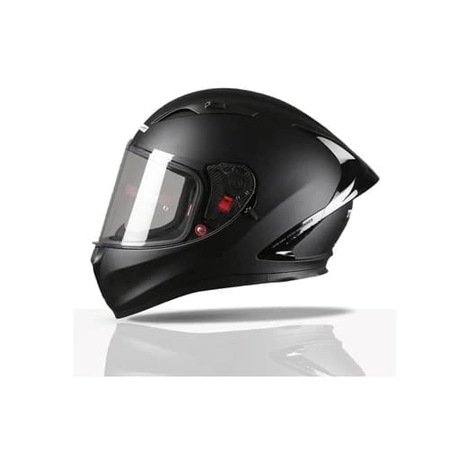 TVS Racing Dual Visor Helmet - Red & White (XL)