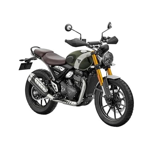 Triumph Scrambler 400 X (349 CC) Bike - Matt Khaki Green