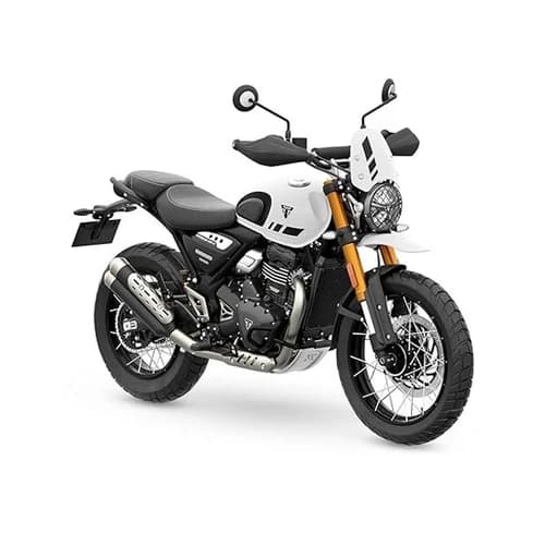 Triumph Scrambler 400 XC (349 CC) Bike - Vanilla White