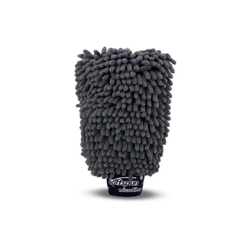SOFTSPUN Microfiber Chenille Wash Mitt (1700 GSM) - 2 Piece Set | Grey