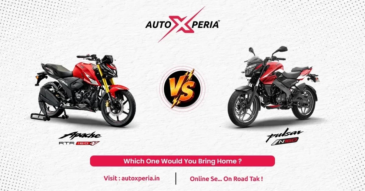 Bajaj Pulsar NS160 vs TVS Apache RTR 160 4V: Best 160cc Bike?