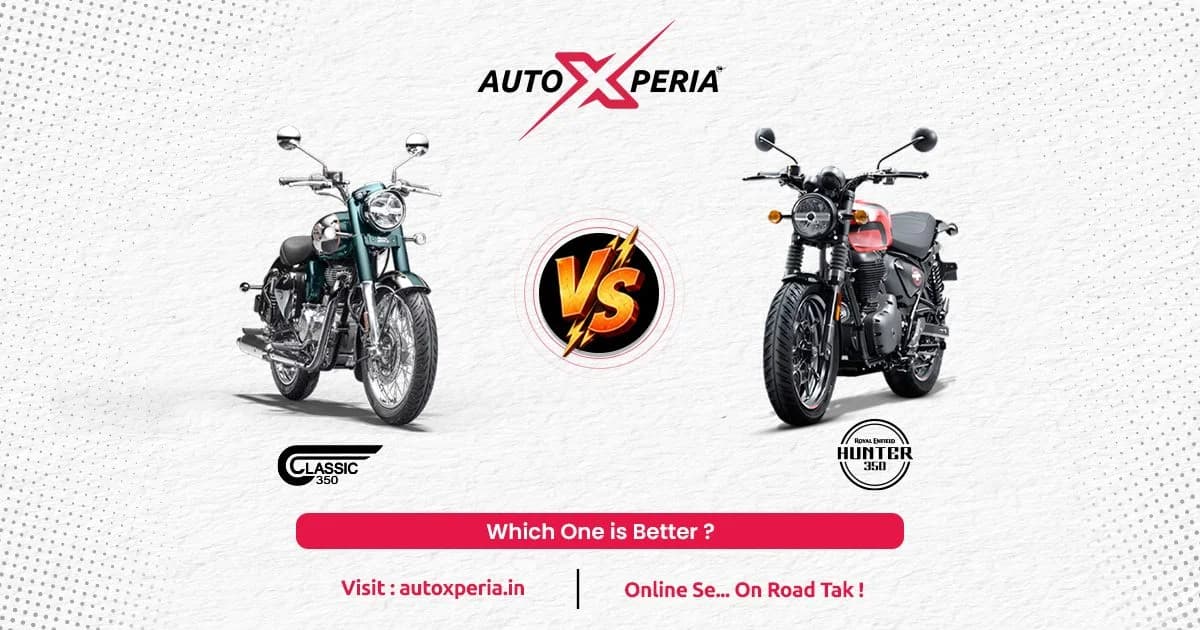 Royal Enfield Classic 350 vs Hunter 350: Which One is Better in 2026?