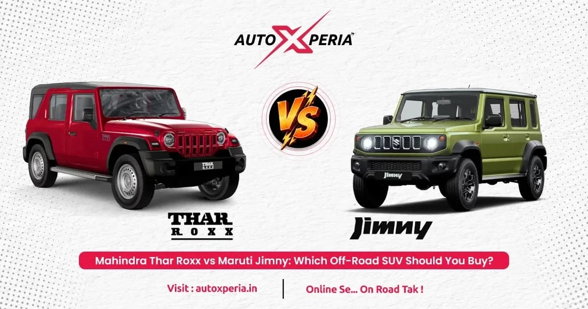 Mahindra Thar Roxx vs Maruti Jimny: Which Off-Road SUV Should You Buy?