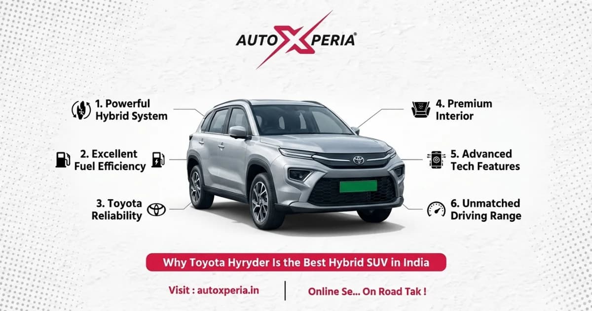 Why Toyota Hyryder Is the Best Hybrid SUV in India