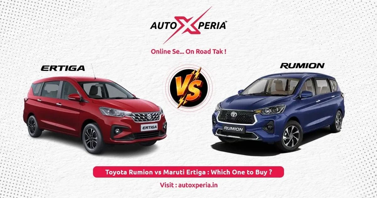 Toyota Rumion vs Maruti Ertiga: Is the Toyota Badge Worth It?