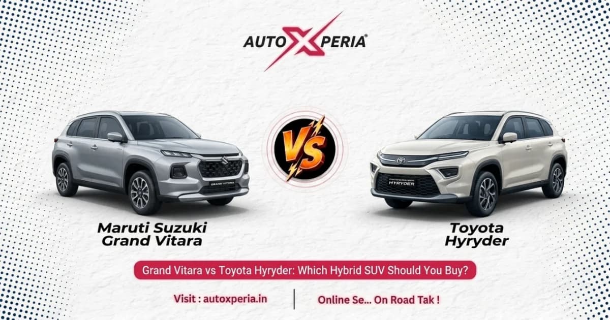 Grand Vitara vs Toyota Hyryder: Which Hybrid SUV Should You Buy?