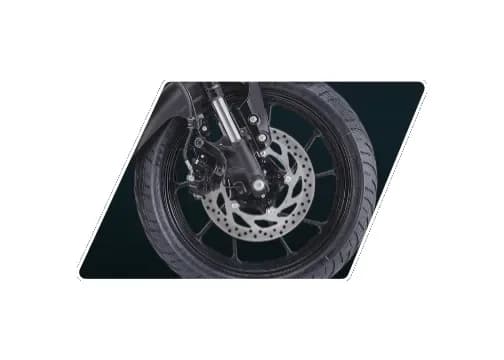 Front Disc Brake & Alloy Wheel