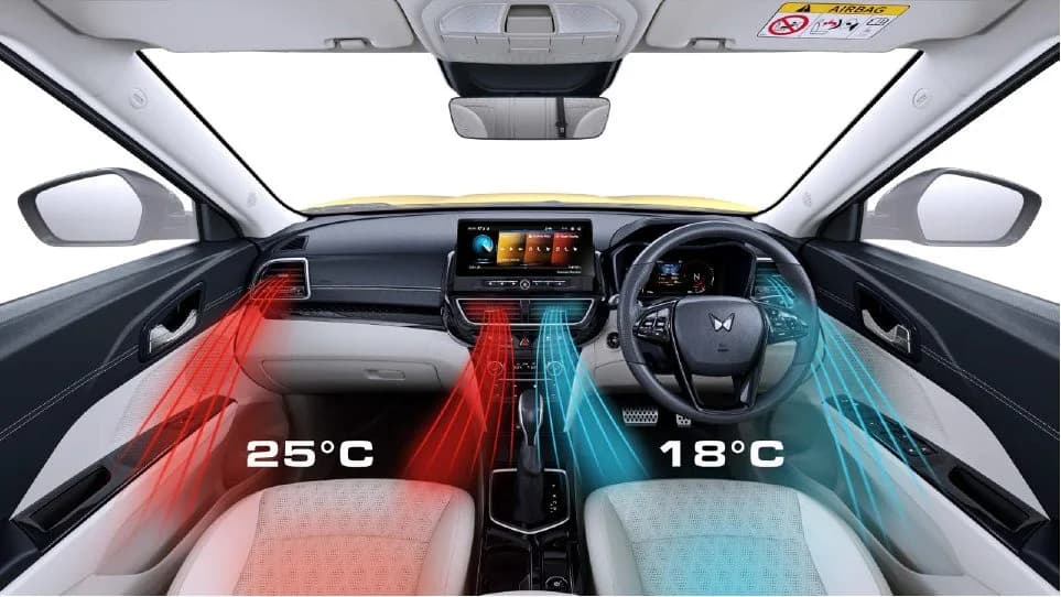 Dual-Zone HVAC Control Panel