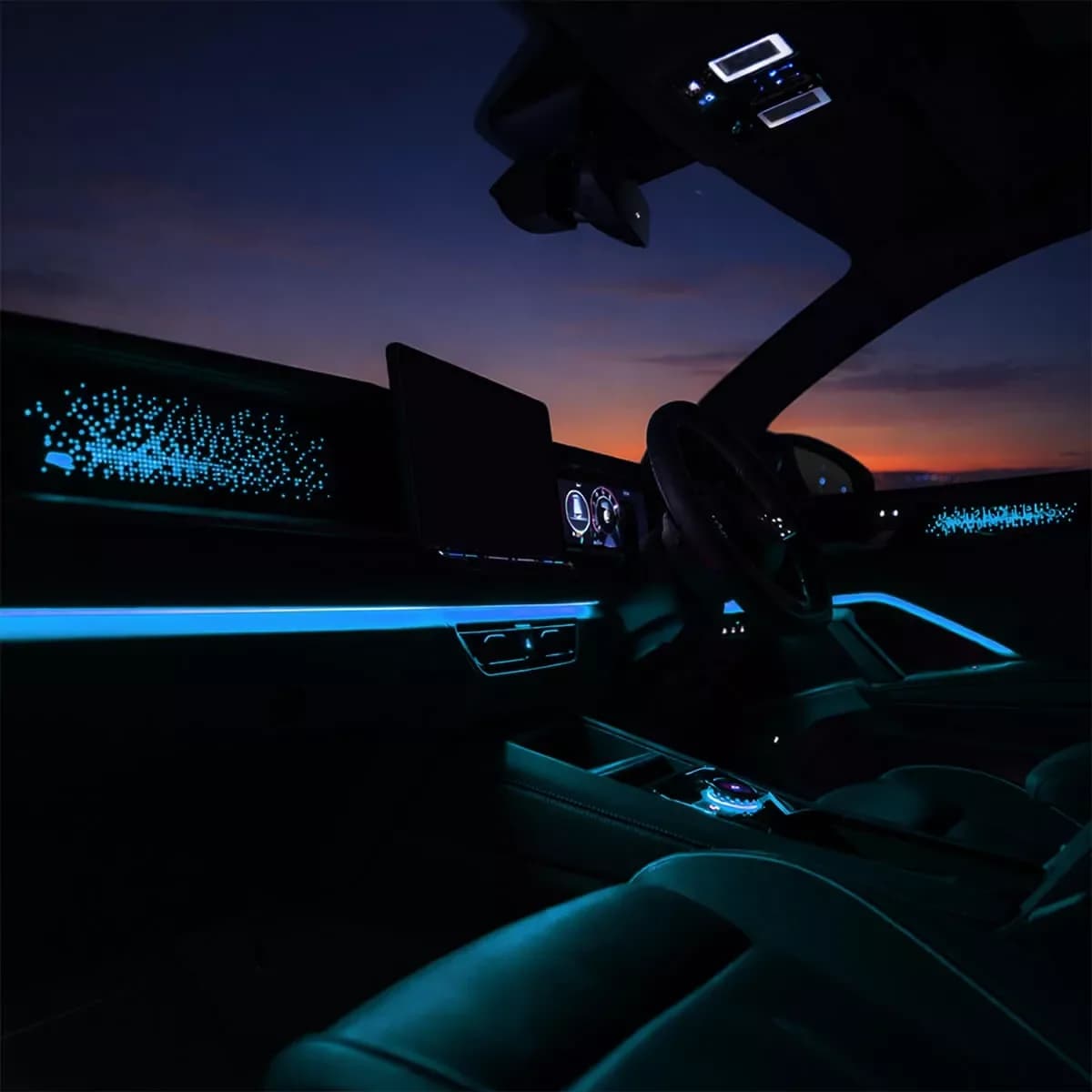 Interior Dashboard & Front Cabin View