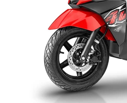 Front Disc Brake & Alloy Wheel