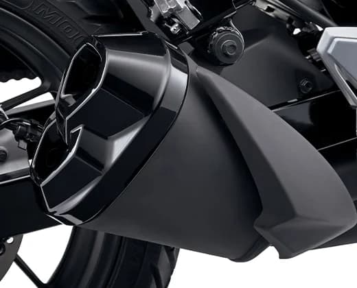 Matte Black Exhaust Muffler