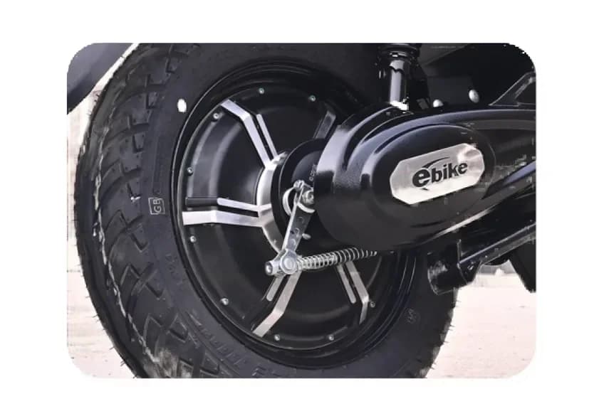 Powerful Rear Hub Motor & Drum Brake Setup