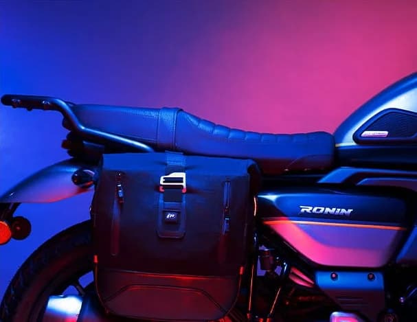 Side Saddlebag and Rear Seat Profile