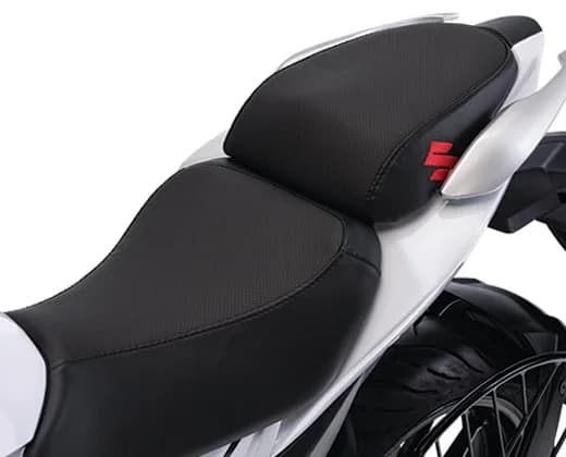 Sporty Split Seat & Grab Rails