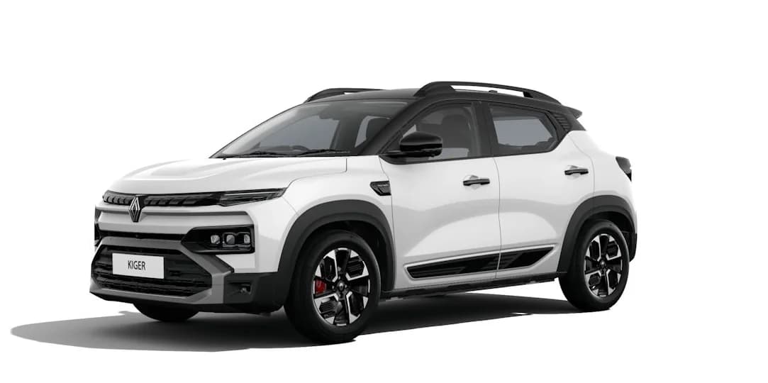 Ice cool white with mystery black roof